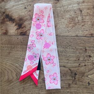 Fashion Cherry Blossom Twilly/Scarf/Bandeau